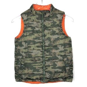Bailey’s PT. Boy’s Reversible Camo Puffer Vest